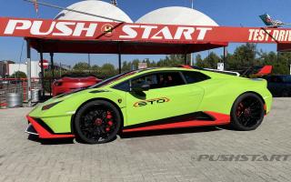 test drive Lamborghini Huracan STO